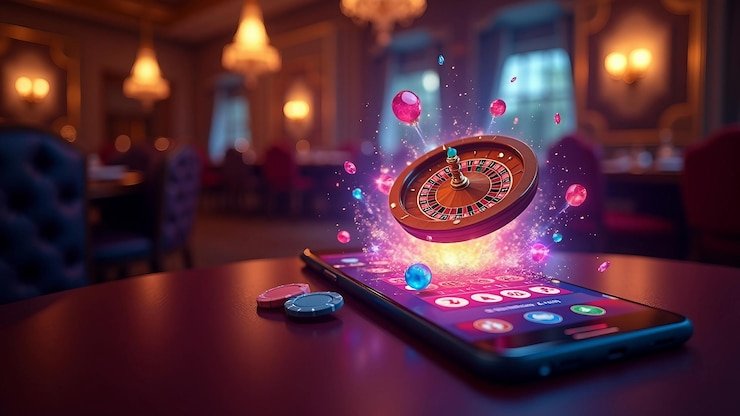 Penggunaan aplikasi hiburan sports dan casino dalam mode gelap di smartphone